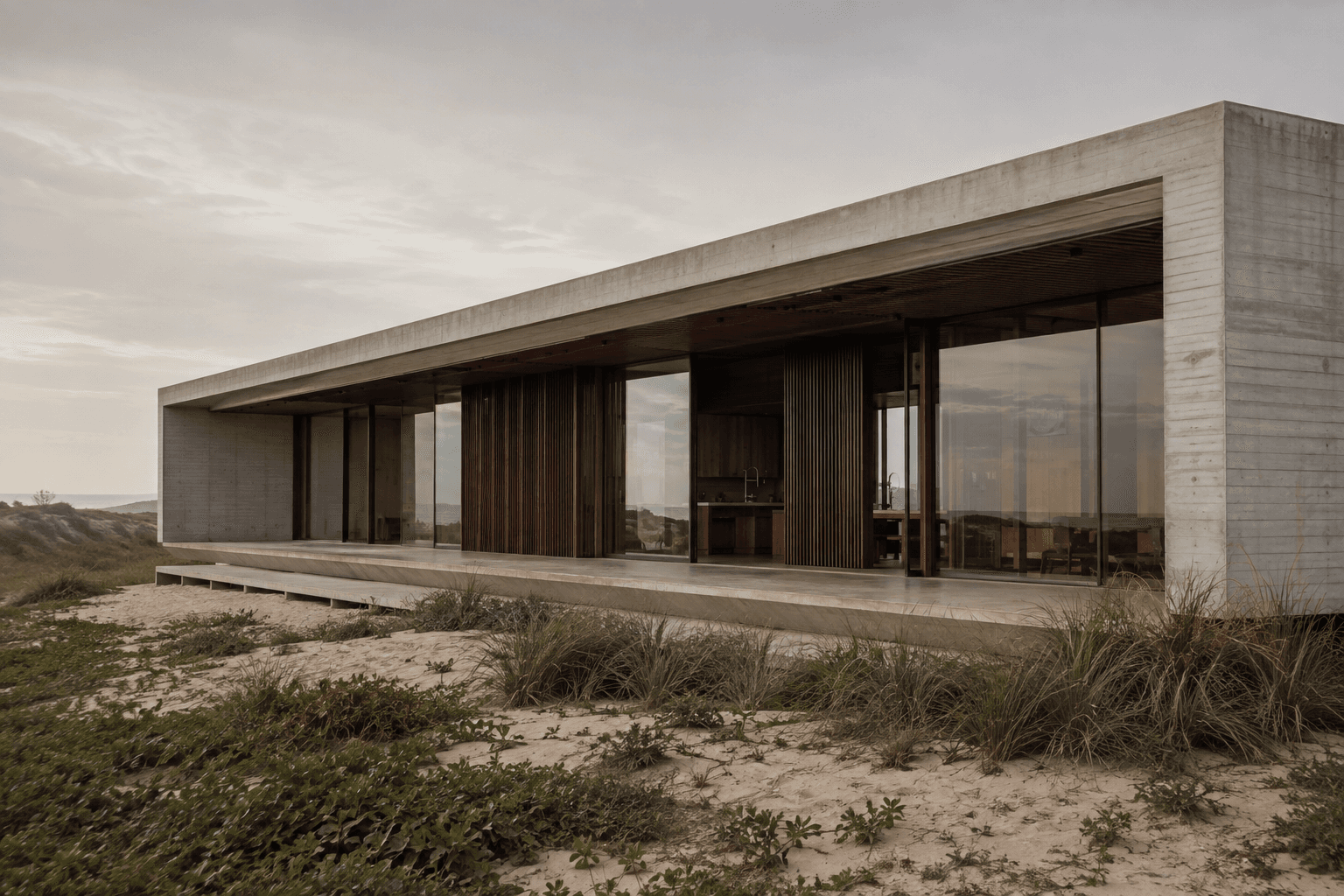 Detalhe de arquitetura contemporânea